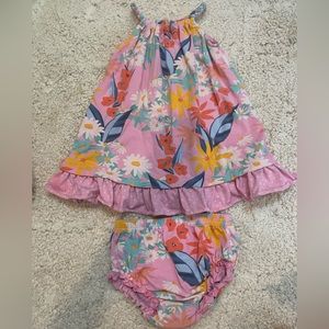 Matilda Jane dress with bloomers.